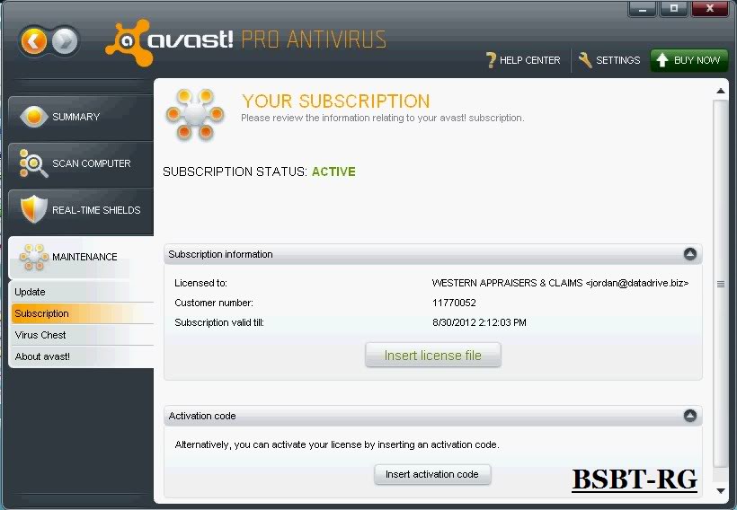 avast! antivirus pro 5.0.677 license key